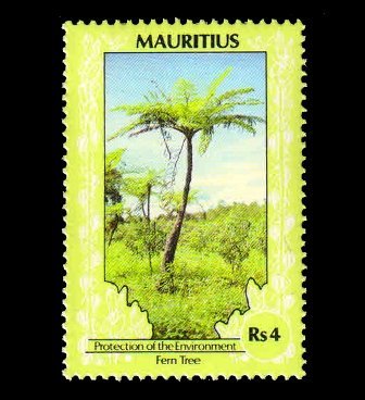 MAURITIUS 1989 - Fern Tree, Protection of the Environment, Nature Park, 1 Value, MNH, S.G. 804b