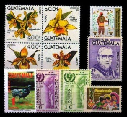 GUATEMALA - 10 Different, Only Mint Stamps, Thematic & Large Stamps