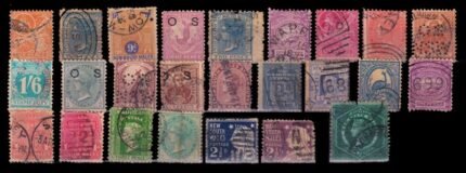 NEW SOUTH WALES - 25 Different Old Stamps, Queen Victoria, Mostly Used Stamps