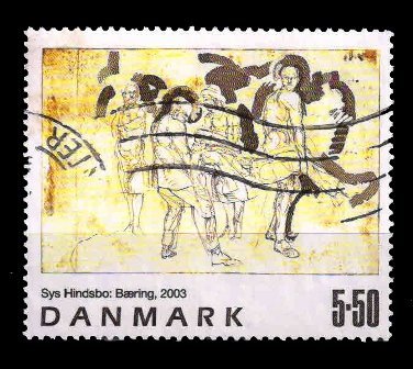 DENMARK 2003 - Painting, 1 Value Used Stamp, S.G. 1301