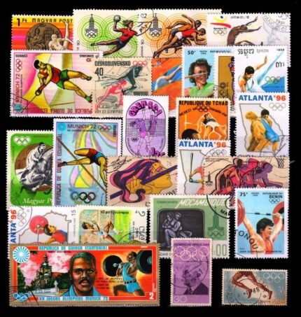 OLYMPIC GAMES - 25 Different Stamps, Summer Olympic Stamps