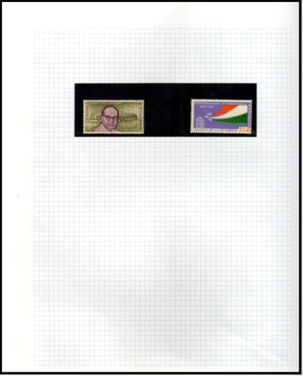 GRAPH SHEETS For Mounting Stamps, SIZE: 22x29 cm, Pack Of 100 Printed Thick White Sheets, (200GSM, 1.360Kg)