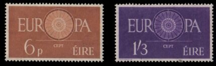 IRELAND 1960-Europa, Set of 2-MNH, S.G. 182-183-Cat £ 17