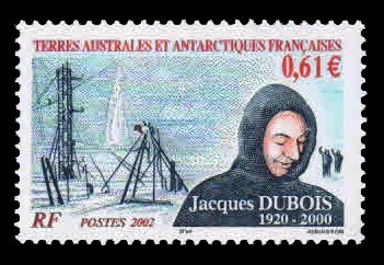 FRENCH SOUTHERN & ANTARCTIC Territories 2002,Jacques Debois (Antarctic Researches) & Scientific Equipment, 1 Value MNH S.G. 487 Cat £ 3.00
