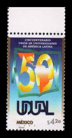 MEXICO 1999 - 50th Anniveary of Union of Univeities of Latin America. 1 Value, MNH S.G. 2590. Cat £ 3.00
