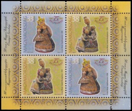HUNGARY 2002-Ceramics, Margit Kavaacs (Ceramicist), Stamp Day, Block of 4, MNH, S.G. 4643-44