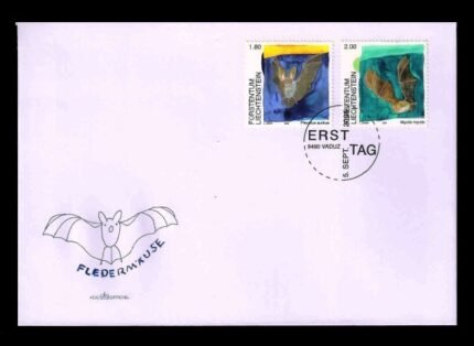 LIECHTENSTEIN 2005-First Day Cover-Bots-Set of 2-Animal-Cat £ 12-S.G. 1388-89