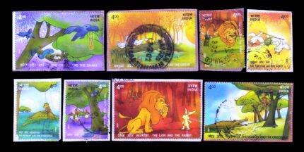 INDIA 2001 - Stories From Panchatantra, Indian Febles, Set of 8, Used Stamps, S.G. 2027-2034