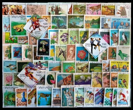 VIETNAM – 290 Different Large Stamps