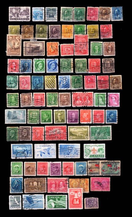 Canada Stamps Collection – 200 To 2500 Different Stamps (Mixed, From UK)