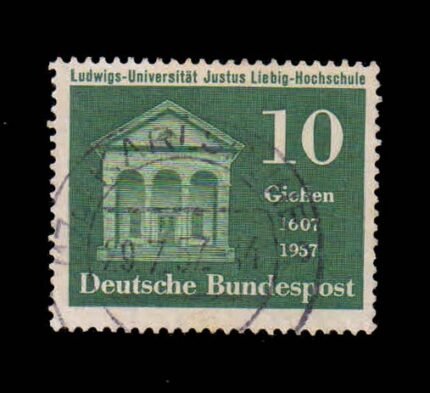 GERMANY 1957 - Justus Liebig University, 1 Value Used Stamp, S.G. 1184