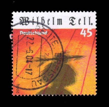 GERMANY 2004 - Classic Theatre, Shadow of Boy, Apple and Arrow, 1 Value Used Stamp, S.G. 3260