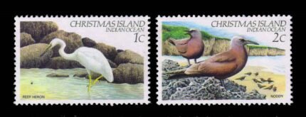 CHRISTMAS ISLAND 1982 - Birds, Set of 2, Mint Stamps, S.G. 152-153