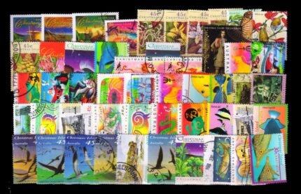 CHRISTMAS ISLAND - 50 Different Used Thematic Stamps