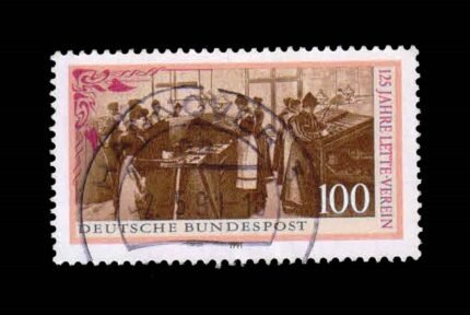 GERMANY 1991 - Type Setting School 1875 of Women, 1 Value Used Stamp, S.G. 2370