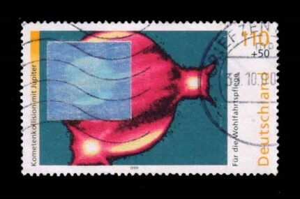 GERMANY 1999 - Outer Space, Comet Colliding with Jupiter, Hologram Stamp, 1 Value Used Stamp, S.G. 2929