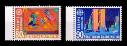 LIECHTENSTEIN 1992 - EUROPA, 500th Anniversary of Discovery of America by Columbus, Set of 2 Stamps, MNH, S.G. 1030-1031