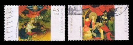 GERMANY 2006 - Christmas, Paintings by Meister Franke, Set of 2 Used Stamps, S.G. 3446-3447, Cat. £ 6