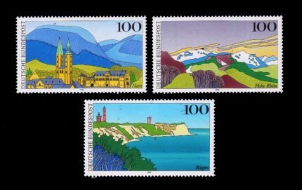 GERMANY 1993 - Landscapes, Tourism, Set of 3 Stamps, MNH, S.G. 2529-2531, Cat. £ 7