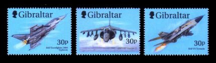 GIBRALTAR 2000 - RAF Fighter Aircraft, Set of 3 Stamps, MNH, S.G. 883-885