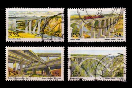 SOUTH AFRICA 1984 - Bridges, Set of 4 Used Stamps, S.G. 562-565