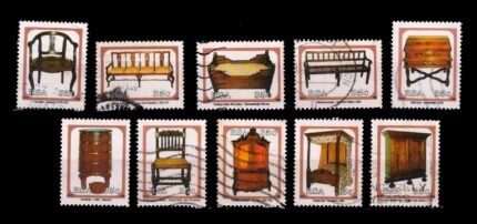SOUTH AFRICA 1992 - Antique Cape Furniture, Chair, Cabinet, Desk, Armoire, Set of 10 Used Stamps, S.G. 750-759