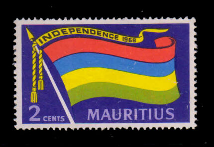 MAURITIUS 1968 - Flag of Mauritius, 1 Value Stamp, MNH, S.G. 364