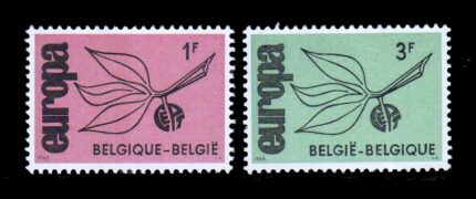 BELGIUM 1965 - EUROPA, Sprig, Set of 2 Stamps, MNH, S.G. 1941-1942