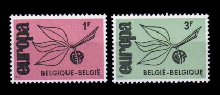 BELGIUM 1965 - EUROPA Sprig, Set of 2 Stamps, MNH, S.G. 1941-1942
