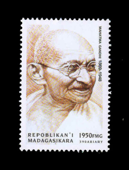 MADAGASCAR 1999 - Mahatma Gandhi (1869-1948), 1 Value Stamp, MNH