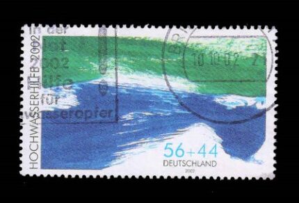 GERMANY 2002 - Environment Protection, Flood Relief, 1 Value Stamp, Used, S.G. 3132, Cat. £ 3.25