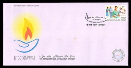 INDIA 30-9-2011, The Trained Nurses Association of India, 1 Value on First Day Cover