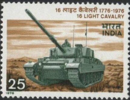 INDIA 4-3-1976, Bicentenary of 16th Light Cavalry Regiment, 1 Value Stamp, MNH, S.G. 801