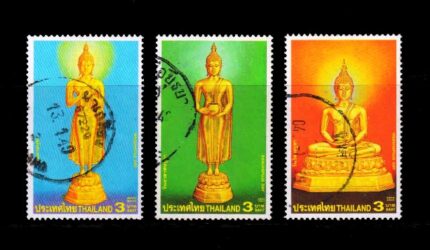 THAILAND 2004 - Buddhas, Set of 3 Used Stamps, S.G. 2445, 2533, 2628