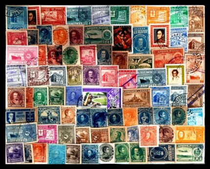 VENEZUELA – 205 Different Old Postage Stamps, Used and Mint, Large and Small Stamps