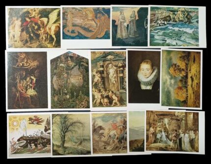 RUSSIAN Post Cards - 14 Different, Works by Russian and Soviet Artists