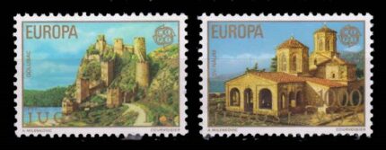 YUGOSLAVIA 1978 - EUROPA, St Naum Monastery, Set of 2 Stamps, MNH, S.G. 1811-1812