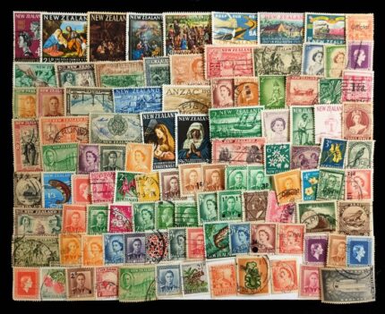 NEW ZEALAND - 101 Different Old Stamps, Pre 1967 Period, Small and Large Stamps