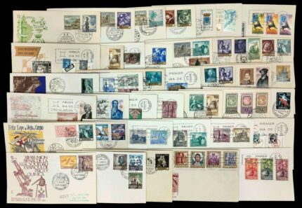 SPAIN 1960-69, 95 Different First Day Covers