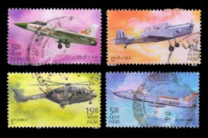 INDIA 2003 - AERO India, Set of 4 Used Stamps, S.G. 2112-2115