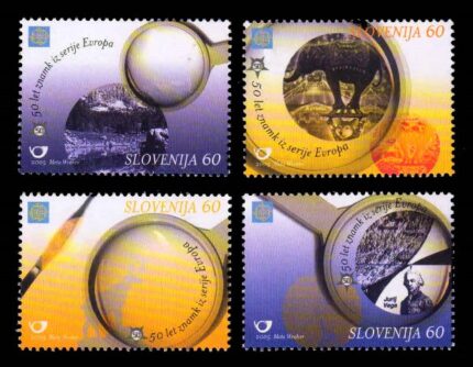 SLOVENIA 2005 - EUROPA, Park, Garden, Tweezer and Magnifier, Set of 4 Stamps, MNH, S.G. 663-666, Cat. £ 4.80