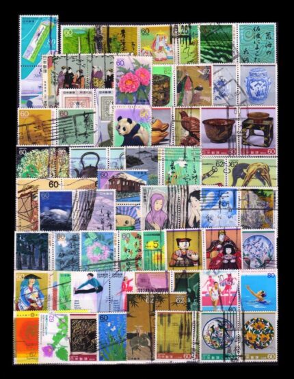 JAPAN - 100 Different Small and Large Stamps - Indian Stamp Co