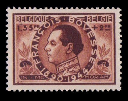 Belgium 1946 - Francois Bovesse, 1 Value, S.G. 1186, MNH