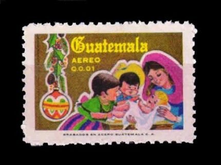 Guatemala 1977 -  Christmas, The Holy Family, 1 Value, MNH, S.G. 1075