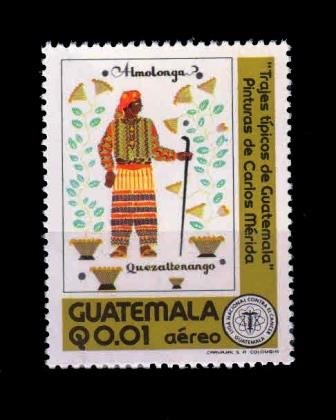 Guatemala 1978 - Man From Almolongo, Traditional Costume, 1 Value, MNH S.G. 1078