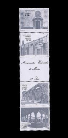 MEXICO- 1982-Colomial Architecture, Set Of 4, MNH S.G. 1660- 63, Cat-73-75