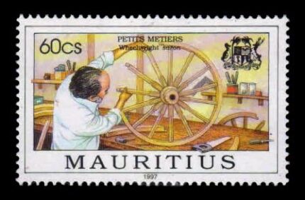 Mauritius 1997- Small Business, Wheel Wright, Carpenter, 1 Value, MNH, S.G. 970