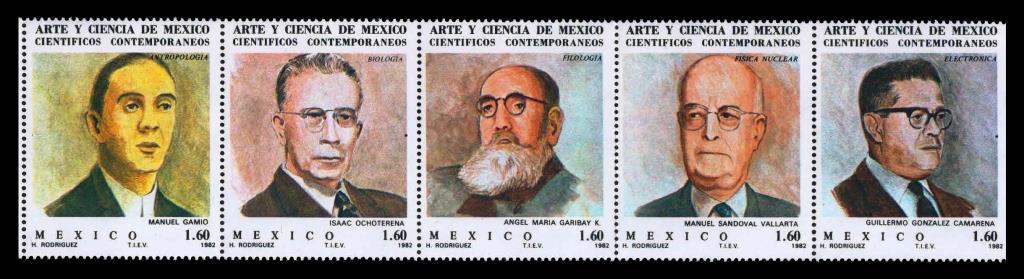 Mexico 1982- Mexican Arts & Scientists, Set Of 5, MNH, S.G. 1650-1654, Cat. £3