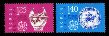 Norway 1976- Europa, Potteries, Set Of 2, MNH, S.G. 757-758, Cat. £2.37