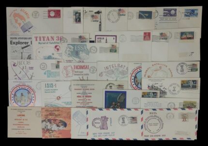 United State Of America- 125 Different Space Cover, Different Cancelations 1959 To 1992, Period